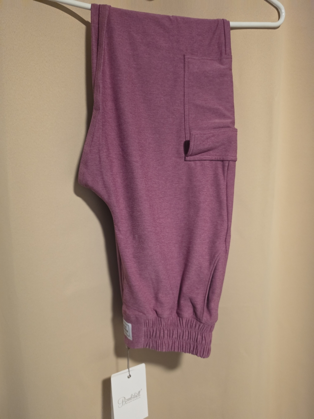 Bombshell Sportswear Girls Mauve Cargo Jogger Sweatpants
